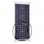 20W 18V Monocrystalline Solar Panel For Motorhome Boat Connector Waterproof Power Solar Panel