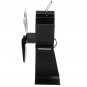 EQ2-BK(3BL) Heat Powered Wood Stove Fan Silent Eco-Friendly Fireplace Fan for Wood Log Burner