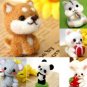50 Color DIY Wool Felt Kit Needles Tool Set Handmade Needle Felting Mat Starter Fabric Sewing Kit fo