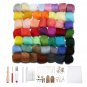50 Color Felting Needles Starter Kits Mat Wool Fibre Needle Sewing Tools