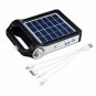 2400mAh Portable Solar Panel Charger Reusable Solar Generator System USB Port With Lamp Lighting