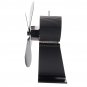 4 Blades Heat Powered Stove Fan For Ultra Quiet Log Wood Burner Fireplace Home Eco Fan
