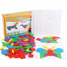 175PCS Wooden Puzzle Blocks Montessori Toys Early Education Learning Kids Christmas Gift