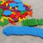175PCS Wooden Puzzle Blocks Montessori Toys Early Education Learning Kids Christmas Gift