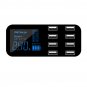 5V 8A 40W Smart USB Car Display USB Charger Adapter 8 Ports LED Digital Display Charging Station
