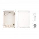 83*58*33mm Plastic Waterproof Electronic Project Box Clear Case Enclosure Cover Electronic Project C