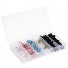 Excellway 250PCS Solder Seal Wire Connectors Waterproof Heat Shrink Butt Connectors Solder Ring Rerm