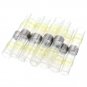 Excellway 250PCS Solder Seal Wire Connectors Waterproof Heat Shrink Butt Connectors Solder Ring Rerm