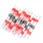 Excellway 250PCS Solder Seal Wire Connectors Waterproof Heat Shrink Butt Connectors Solder Ring Rerm