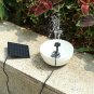 Solar Fountain Water Pump for Bird Bath Solar Panel Kit Fountain for Small Pond Garden Solar Pumping