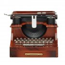 Retro Typewriter Rotating Music Box Decor Kids Toy Birthday Christmas Gift Christmas Tree Decoration