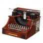 Retro Typewriter Rotating Music Box Decor Kids Toy Birthday Christmas Gift Christmas Tree Decoration
