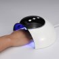 24W 8 LED UV Lamp Nail Dryer Gel Polish Curing Manicure Pedicure USB 3Timer