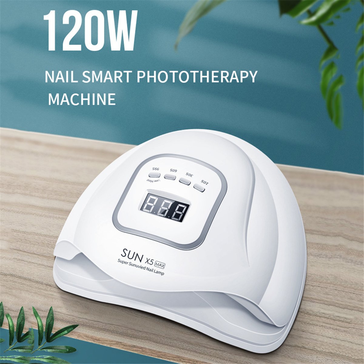 SUN X5 MAX 120W Professional Smart 45 LED UV Nail Light Lamp Nail Dryer with Timer