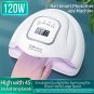 SUN X5 MAX 120W Professional Smart 45 LED UV Nail Light Lamp Nail Dryer with Timer