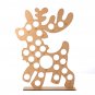 Wooden Christmas Advent Calendar Christmas Elk Decoration Fits 25 Circular Chocolates Candy Stand Ra