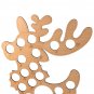Wooden Christmas Advent Calendar Christmas Elk Decoration Fits 25 Circular Chocolates Candy Stand Ra