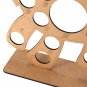 Wooden Christmas Advent Calendar Christmas Elk Decoration Fits 25 Circular Chocolates Candy Stand Ra