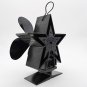 4-Blade Heat Powered Stove Fan for Wood/Log Burner/Fireplace Increases More Warm Air Eco-Friendly Ho
