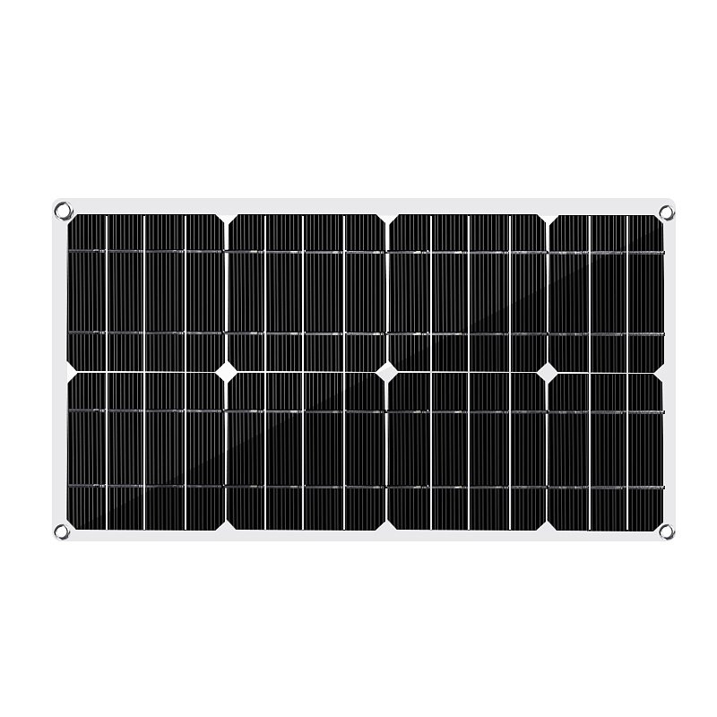 50W Solar Panel Solar Cells Poly Solar Panel Dual USB Output for Car Yacht 18/12/5V Battery Boat Cha