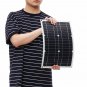 50W 18V Mono Solar Panel Dual USB 12V/5V DC Monocrystalline Flexible Solar Charger For Car RV Boat B