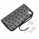 110V Electric Pet Heating Mat Winter Heated Blanket 2 Speeds Waterproof Cat Dog Heater Pads Bed Bite