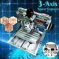 1610 DIY Mini 3-Axis CNC Router Engraver Laser Engraving MachinePCB PVC Milling Wood Carving Machine