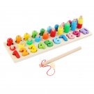 Early Education Toy Kids Wood Sorting Puzzles Toys Montessori Toys for Toddlers Sorter Number and Ma