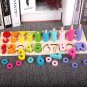 3 IN 1 Puzzle Digital Toys Teaching Aids Kindergarten Math Logarithmic Children's Early Learning Boa