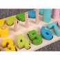 3 IN 1 Puzzle Digital Toys Teaching Aids Kindergarten Math Logarithmic Children's Early Learning Boa