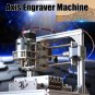 130 * 100 * 40mm DIY CNC 3 Axis Engraver Machine PCB Milling Wood Carving Router Laser Engraving Mac