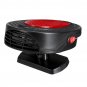 12V Electric Car Heated Fan Fast Heating Fan Heater 180 Rotating Bracket Defrost & Defog