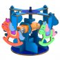 DIY Carousel Model Intelligence Training Building Block Carousel Model Blocks Toys