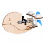 DIY Fish Intelligence Training Building Block Fish Model Blocks Toys