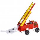 DIY Hydraulic Fire Truck Intelligence Training Building Block Hydraulic Fire Truck Model Blocks Toys