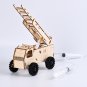 DIY Hydraulic Fire Truck Intelligence Training Building Block Hydraulic Fire Truck Model Blocks Toys