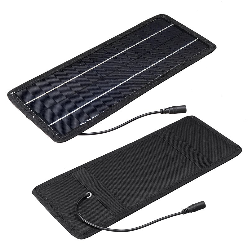 Solar Car Battery Charger 12V/5VDual Output Solar Power Panel Charger