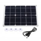 20W Dual USB 18V Solar Panel Charger Cell Phone Battery Charger For Cycling Climbing Hiking Camping 