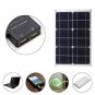 20W Dual USB 18V Solar Panel Charger Cell Phone Battery Charger For Cycling Climbing Hiking Camping