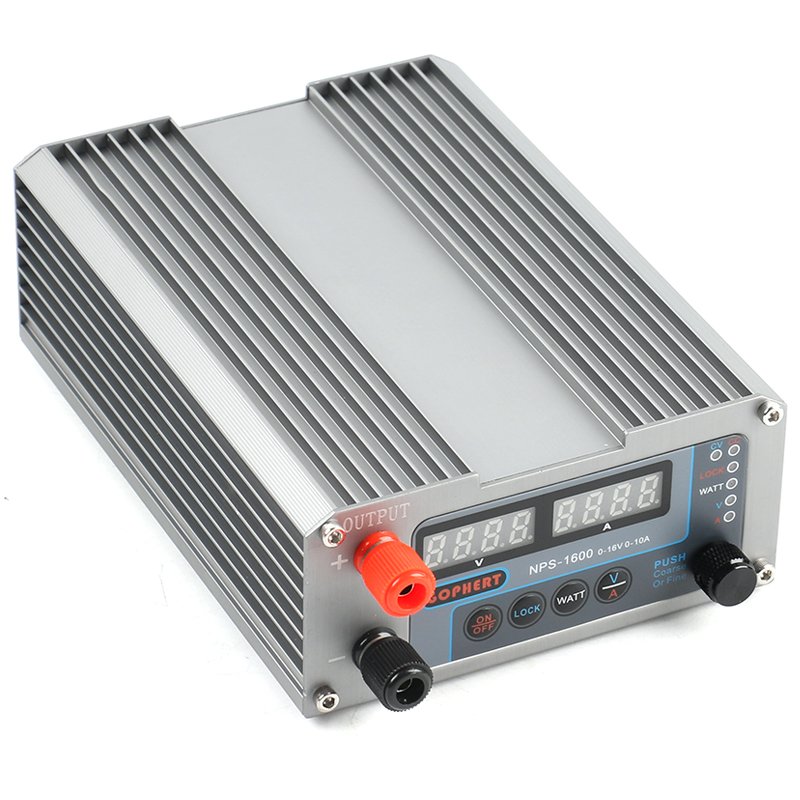 GOPHERT NPS-1600 0-16V 0-10A 110V/220V 160W Switching Digital Adjustable DC Power Supply
