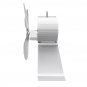 4 Blade Heat Powered Wood Stove Fan White For Wood Burner Fireplace Eco Fan