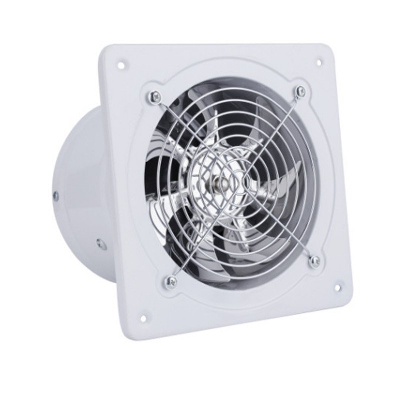 VADIV 4inch 20w 220v High Speed Exhaust Fan Toilet Kitchen Bath Hanging Wall Window Glass Small Vent