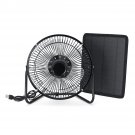 10W Solar Panel Powered Fan RV Touring Car Camping Pet Chicken House Ventilator