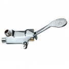 Floor Foot Pedal Control Switch Valve Faucet Copper Basin Single Cold Water Tap