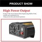 4000W Power Inverter Power Supply 12DC to 110V AC for Car Home Outdoor