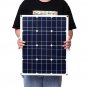 80W 18V Mono Solar Panel Dual 12V/5V DC USB Monocrystaline Solar Charger For Car RV Boat Battery Cha