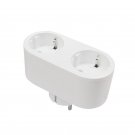 Smart WiFi Socket Voice Remote Control Timing Electric Plug Socket  2 European Socket Compatible wit