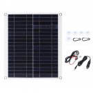 20W 18V Mono Solar Panel Dual 12V/5V DC USB Monocrystaline Flexible Solar Charger IP65 Battery Charg