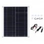 20W 18V Mono Solar Panel Dual 12V/5V DC USB Monocrystaline Flexible Solar Charger IP65 Battery Charg