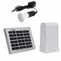 2200mAh Solar Lighting System USB Portable Emergency Light Solar Panel Powered System with 2Pcs 2W L